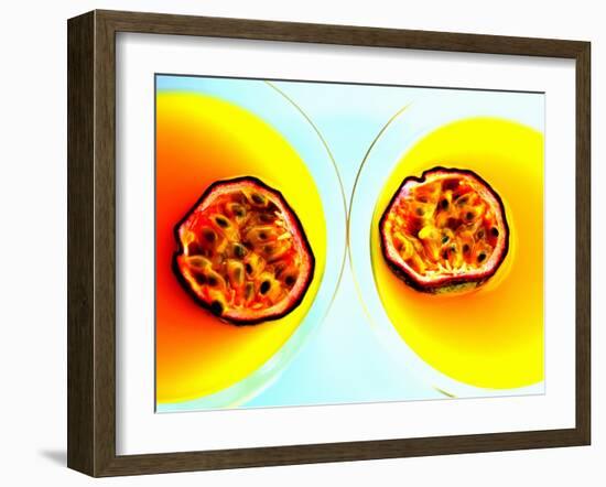 Summerstar Martinis with Passion Fruit and Champagne-null-Framed Photographic Print