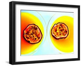 Summerstar Martinis with Passion Fruit and Champagne-null-Framed Photographic Print