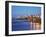 Summerstrand Beachfront at Dusk, Port Elizabeth, Eastern Cape, South Africa-Ian Trower-Framed Photographic Print