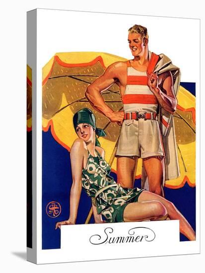 "Summertime, 1927,"August 27, 1927-Joseph Christian Leyendecker-Stretched Canvas