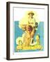 "Summertime, 1933", August 5,1933-Norman Rockwell-Framed Giclee Print