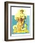 "Summertime, 1933", August 5,1933-Norman Rockwell-Framed Giclee Print