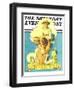 "Summertime, 1933" Saturday Evening Post Cover, August 5,1933-Norman Rockwell-Framed Giclee Print