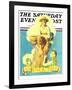 "Summertime, 1933" Saturday Evening Post Cover, August 5,1933-Norman Rockwell-Framed Giclee Print