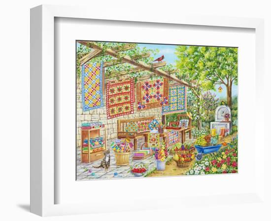 Summertime and the Quilting is Easy-Vessela G.-Framed Giclee Print