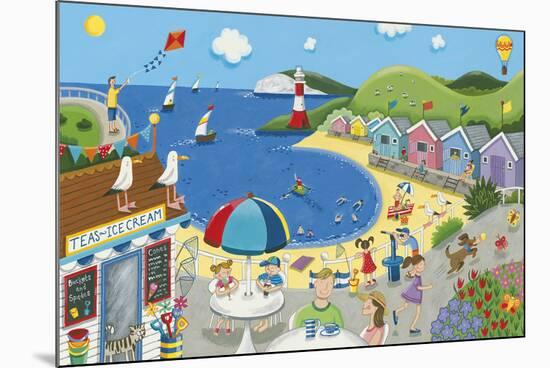 Summertime Bay-Sophie Harding-Mounted Giclee Print