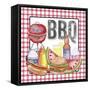 Summertime BBQ 1-Jean Plout-Framed Stretched Canvas