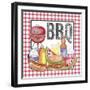 Summertime BBQ 1-Jean Plout-Framed Giclee Print