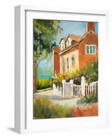 Summertime Cottage-Jane Slivka-Framed Art Print