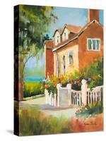 Summertime Cottage-Jane Slivka-Stretched Canvas