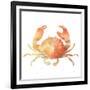 Summertime Crab-Katrina Pete-Framed Art Print