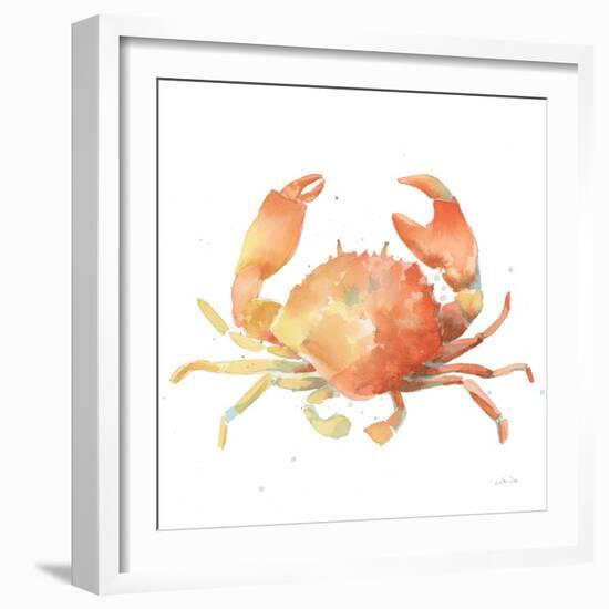 Summertime Crab-Katrina Pete-Framed Art Print