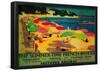 Summertime French Riviera Vintage Poster - Europe-null-Framed Poster