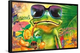 Summertime Frog-Trends International-Framed Poster