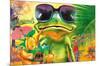 Summertime Frog-Trends International-Mounted Poster