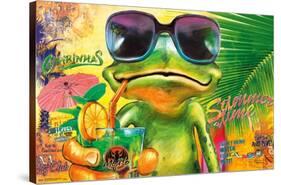 Summertime Frog-Trends International-Stretched Canvas