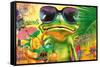 Summertime Frog-Trends International-Framed Stretched Canvas
