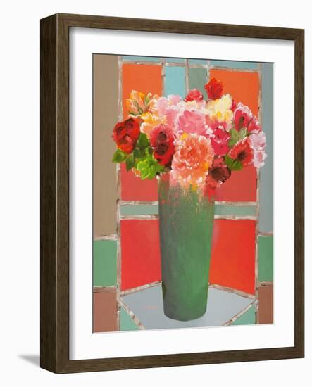 Summertime Gathering-Hooshang Khorasani-Framed Art Print