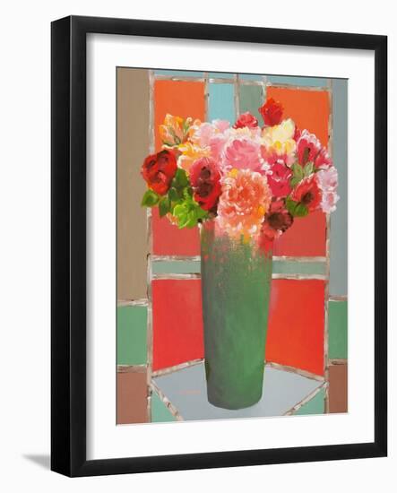 Summertime Gathering-Hooshang Khorasani-Framed Art Print