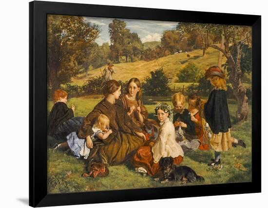 Summertime, Gloucestershire, Exh.1860-James Archer-Framed Giclee Print