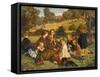 Summertime, Gloucestershire, Exh.1860-James Archer-Framed Stretched Canvas