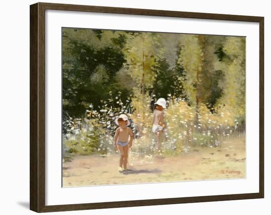 Summertime in France, 1988-Gillian Furlong-Framed Giclee Print