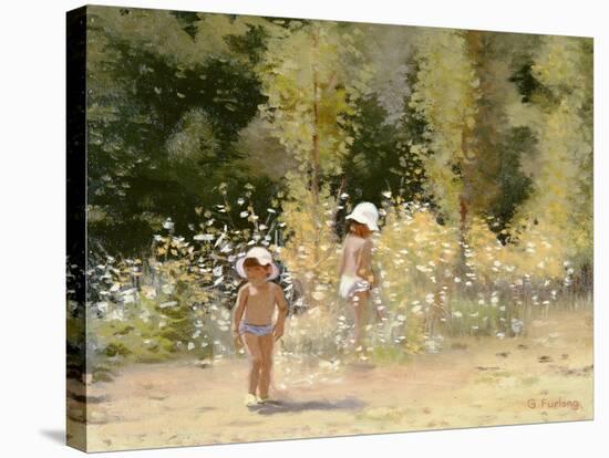 Summertime in France, 1988-Gillian Furlong-Stretched Canvas