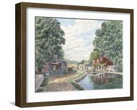 Summertime: Morris Canal-Stanton Manolakas-Framed Giclee Print