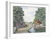 Summertime: Morris Canal-Stanton Manolakas-Framed Giclee Print