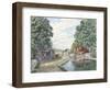 Summertime: Morris Canal-Stanton Manolakas-Framed Giclee Print