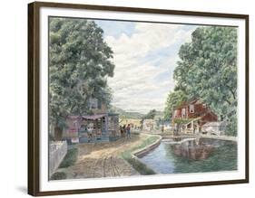 Summertime: Morris Canal-Stanton Manolakas-Framed Premium Giclee Print