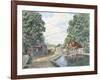 Summertime: Morris Canal-Stanton Manolakas-Framed Premium Giclee Print