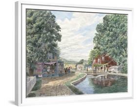 Summertime: Morris Canal-Stanton Manolakas-Framed Premium Giclee Print