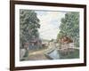 Summertime: Morris Canal-Stanton Manolakas-Framed Giclee Print