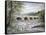 Summertime Pakenham Bridge-Kevin Dodds-Framed Stretched Canvas