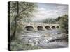 Summertime Pakenham Bridge-Kevin Dodds-Stretched Canvas