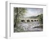 Summertime Pakenham Bridge-Kevin Dodds-Framed Giclee Print