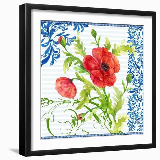 Summertime Poppies II-Irina Trzaskos Studios-Framed Giclee Print