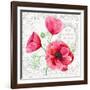 Summertime Poppies III-Irina Trzaskos Studios-Framed Giclee Print