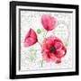 Summertime Poppies III-Irina Trzaskos Studios-Framed Giclee Print