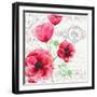 Summertime Poppies IV-Irina Trzaskos Studios-Framed Giclee Print