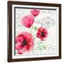 Summertime Poppies IV-Irina Trzaskos Studios-Framed Giclee Print