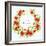 Summertime Poppies Wreath-Irina Trzaskos Studios-Framed Giclee Print