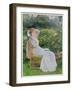 Summertime: Portrait of the Artist's Wife, Hannah-Edward Killingworth Johnson-Framed Giclee Print