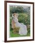 Summertime: Portrait of the Artist's Wife, Hannah-Edward Killingworth Johnson-Framed Giclee Print