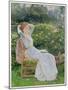 Summertime: Portrait of the Artist's Wife, Hannah-Edward Killingworth Johnson-Mounted Giclee Print