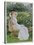 Summertime: Portrait of the Artist's Wife, Hannah-Edward Killingworth Johnson-Stretched Canvas