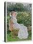 Summertime: Portrait of the Artist's Wife, Hannah-Edward Killingworth Johnson-Stretched Canvas