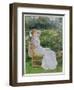 Summertime: Portrait of the Artist's Wife, Hannah-Edward Killingworth Johnson-Framed Giclee Print