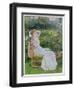 Summertime: Portrait of the Artist's Wife, Hannah-Edward Killingworth Johnson-Framed Giclee Print